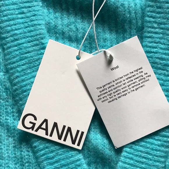 GANNI Cardigan with Crystal Buttons - Picture 10 of 11